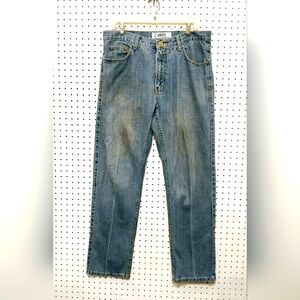 Canopy premium quality men's relaxed straight leg blue jeans size 34